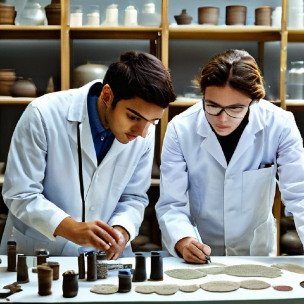 문화재수리기술자 자격증 시험 합격률 - **Prompt:** A diverse group of young university students, both male and female, in a brightly lit, m...