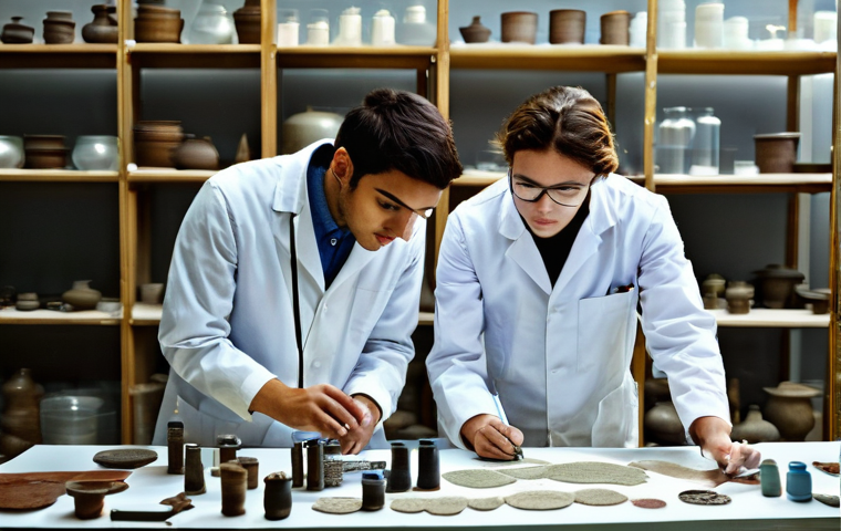 문화재수리기술자 자격증 시험 합격률 - **Prompt:** A diverse group of young university students, both male and female, in a brightly lit, m...