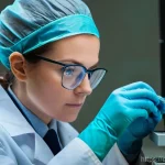 문화재수리기술자 실기시험 준비 필수 도구 - **Prompt 1: Focused Precision and Delicate Work**
    "A highly skilled conservator, wearing a clean...